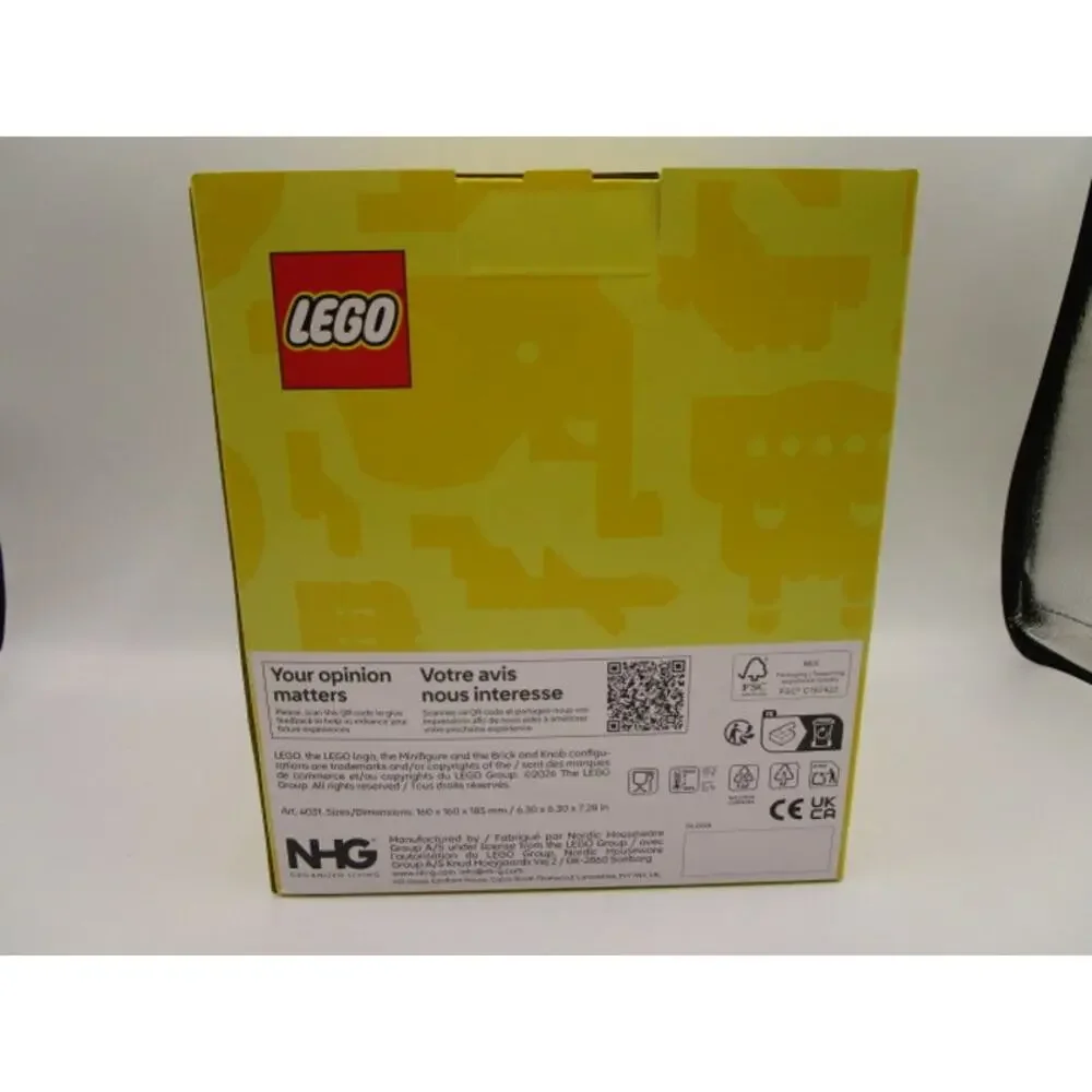 LEGO Small Storage Head Jack O Lantern Halloween Edition Container Candy Bowl